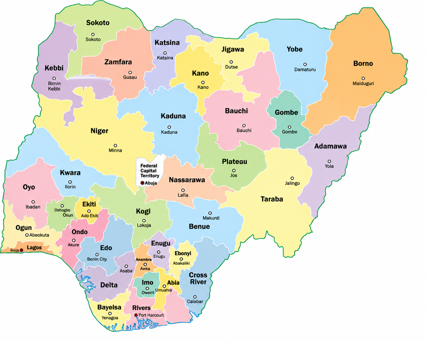 Nigeria Map
